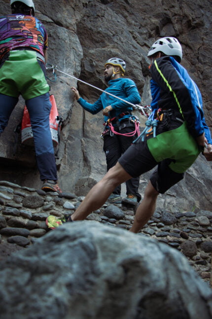 Basic training in ravines.